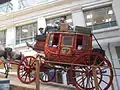 Diligencia de transporte de correo en el Museo Postal Nacional