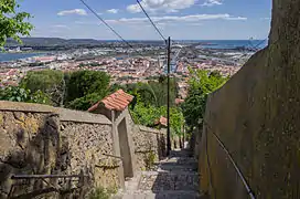 Escalera de Chemin du Mas Rousson.