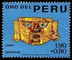 Sello del Perú - 1966 - Máscara Decorada