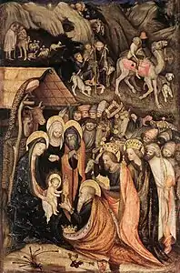 Adoración de los Reyes Magos, 1435 (?)Pinacoteca de Brera (Milán)