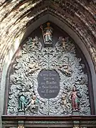 Tímpano esculpido en Stralsund, Germany