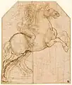 Estudio para La adoración de los Magos, 1478–1481.