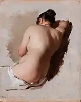 Estudio de una modelo.