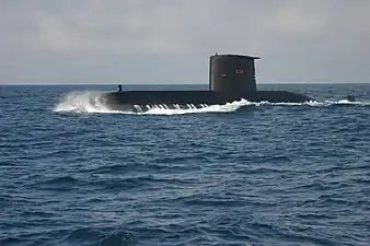 Submarino Tikuna (S34), clase U209-1400mod, en 2006.