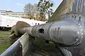Cubierta de acero inoxidable alrededor de la boca del NR-30 de un SU-22.