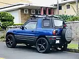 Toyota RAV4, tres puertas 1998, versión cabriolet con hardtop modificado en Costa Rica Alberto Guillen