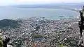 La bahía y la ciudad del Cabo desde la montaña de la Mesa (foto: Hilton Teper).