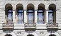 Detalle de los balcones.
