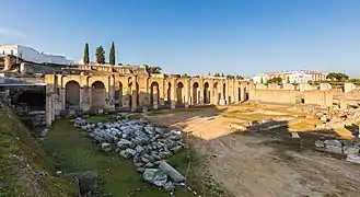Pórtico del teatro.