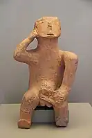 Figurilla del Pensador de Karditsa, Tesalia, 4500-3300 a.C.