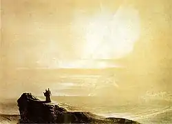 El Ángel con el Libro (1837), de John Martin, colección privada