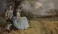 Thomas Gainsborough - El Señor y la Señora Andrews (1750)