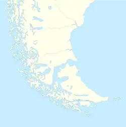 Toma de posesión del estrecho de Magallanes está ubicado en Patagonia Austral