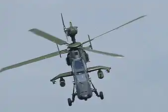 Un Eurocopter Tigre UTH alemán.