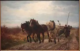 Comerciante de madera (1885), de Jules Montigny, M - Museum Leuven, Lovaina