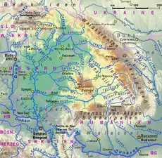 11.º Tisza (1358 km)