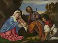 Tiziano, ca. 1510. También se conserva un dibujo de 1570.