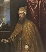 Tiziano, El Dogo Francesco Venier (1554-1556)
