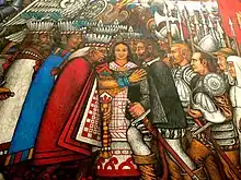 Negociaciones con los españoles. Tlaxcala
