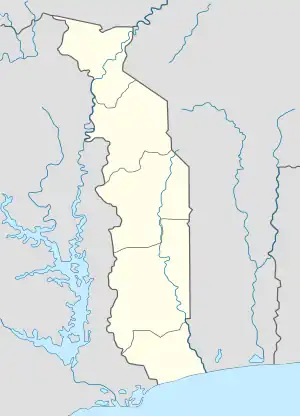 Sokodé ubicada en Togo
