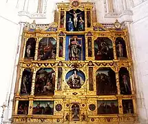 Retablo del Hospital de Santa Cruz (Toledo), hoy en San Juan de los Reyes, de Felipe Bigarny y Francisco de Comontes (1541-1552).
