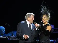 Tony Bennett y Lady GaGa en 2015.