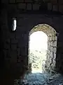 Puerta de entrada a La Torraza de Farlete.