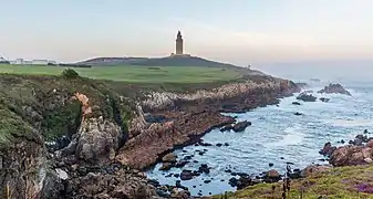 Vista de la torre desde el Campo de la Rata.