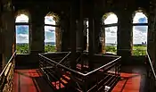 Torre de la catedral desde adentro.