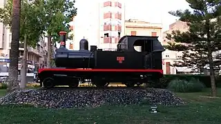 Locomotora de vapor del Carrilet restaurada en 2015