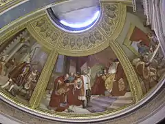 Fesco en la cúpula: Galileo presentando su telescopio en el Senado de Venecia