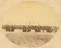 Fuerzas Pro-Qing en Gansu en 1875.