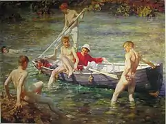 Rubí, oro y malaquita (1902).