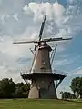 El molino (korenmolen de Juffer) en Gasseltenijveen