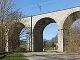 entre La Gleize y Coo, el puente del ferrocarril