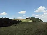 entre Lepuix y Ballon d'Alsace, el panorama del camino