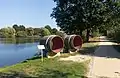 Escultura de Nord Stream Doppelpipeline