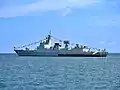 Zhanjiang (165) durante una visita a Langkawi, Malasia en 2023