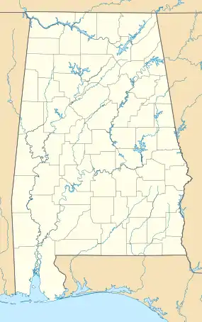 Montgomery ubicada en Alabama