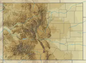Área salvaje Sangre de Cristo ubicada en Colorado