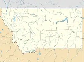 Cascade ubicada en Montana