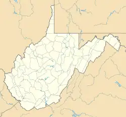 Sutton ubicada en Virginia Occidental