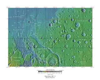 Oxia Planum ubicada en Tierra