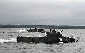 Un AAV navegando