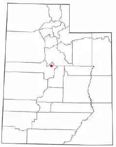 Localización de Mona, Utah