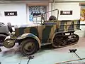 El Unic-Kegresse P107 del Museo de tanques de Saumur.