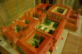 Maqueta de la Manzana Fundacional Cisneriana de la Universidad de Alcalá