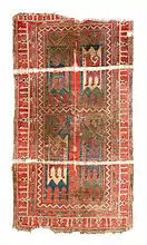 Alfombra de animales, datada del siglo XI-XIII, Museo de Arte Islàmico, Doha -