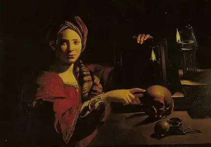 Maestro francés desconocido, Alegoría de la vanidad
