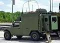 VAMTAC S3 SOTM Soria segunda serie, con antena plana.